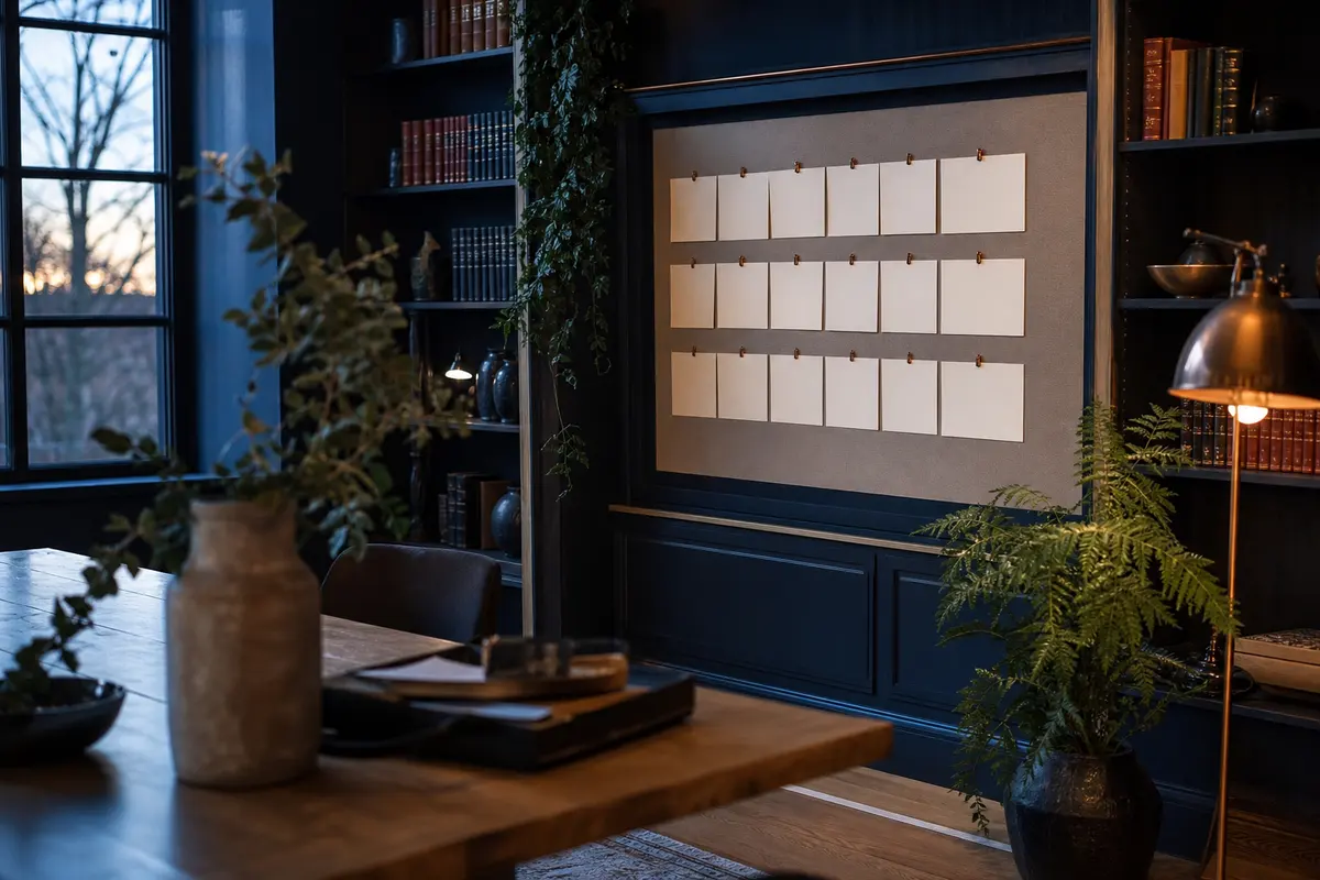 Editorial marketing planning scene for AI SEO in Thurmont, Maryland