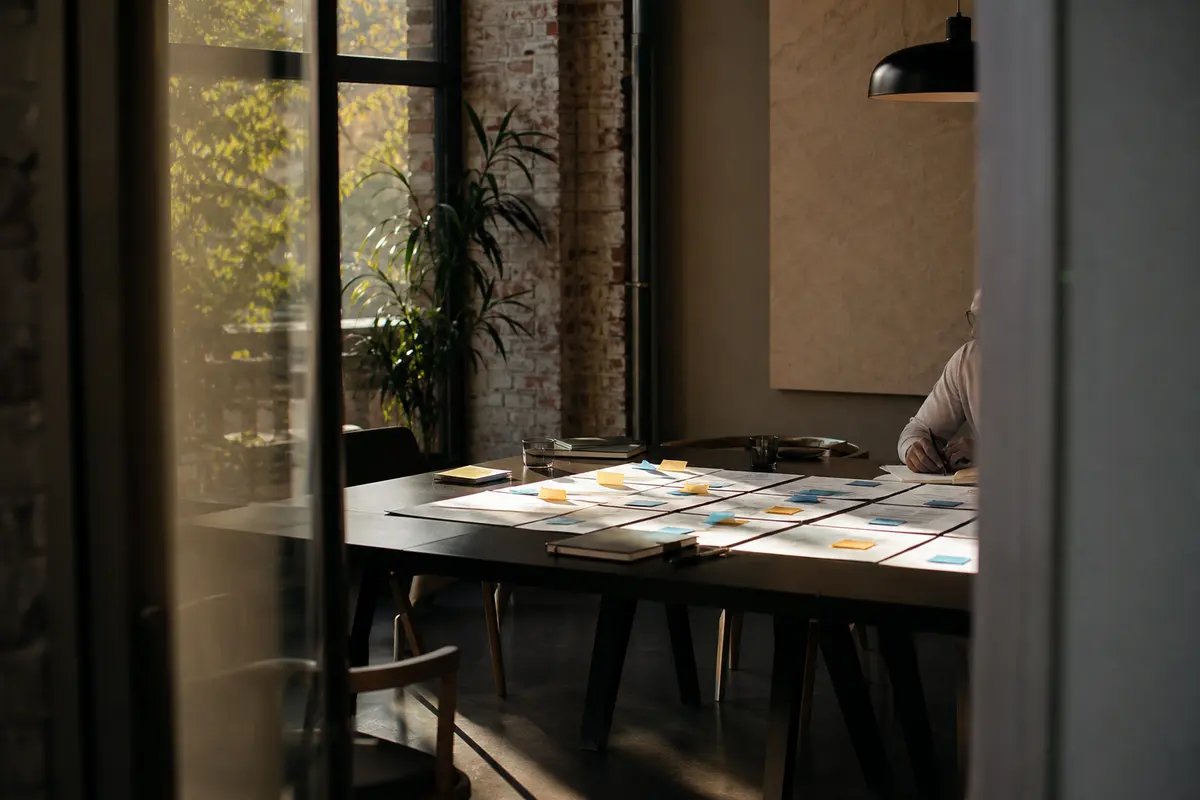 Editorial marketing planning scene for Local Service Ads in Towson, Maryland