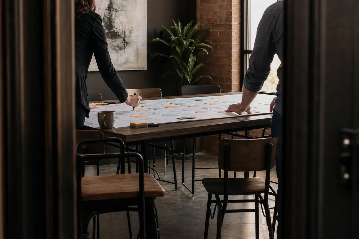 Editorial marketing planning scene for Legal News in Yarmouth, Massachusetts