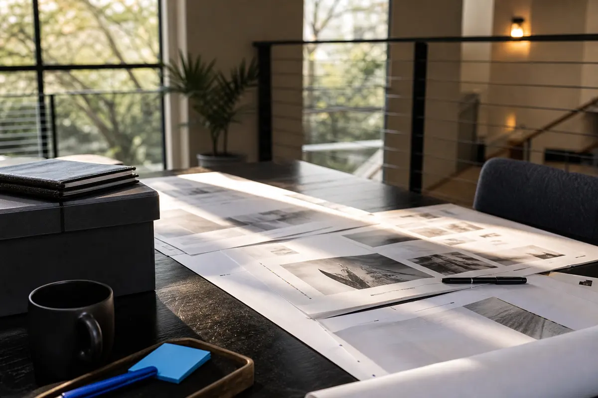 Editorial marketing planning scene for Easton, Massachusetts