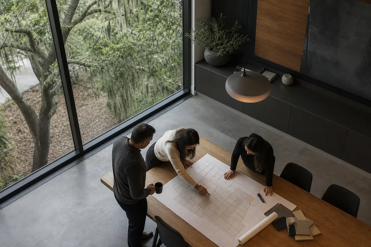 Editorial marketing planning scene for AI SEO in Norton, Massachusetts