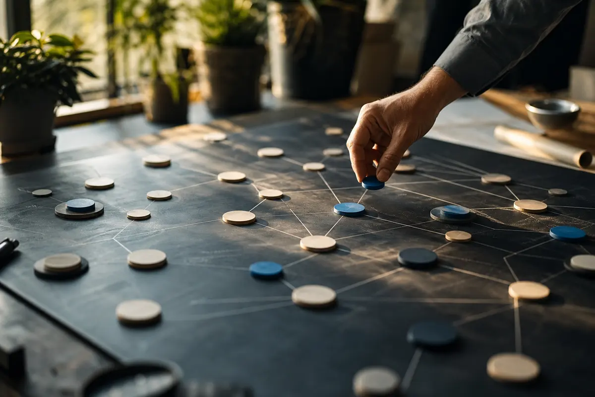 Editorial platform planning scene for Custom Software in Raynham, Massachusetts