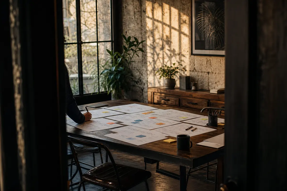 Editorial marketing planning scene for Westport, Massachusetts