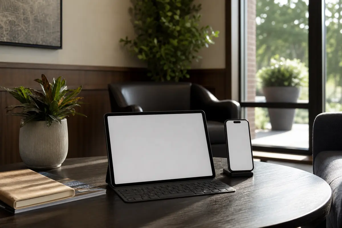 Editorial intake planning scene for AI Answering in North Andover, Massachusetts