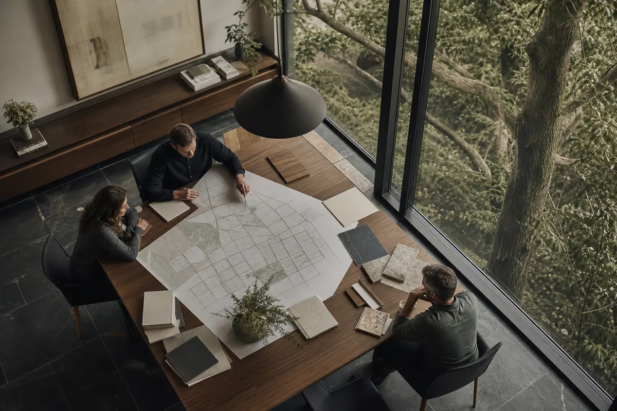 Editorial marketing planning scene for Montague, Massachusetts