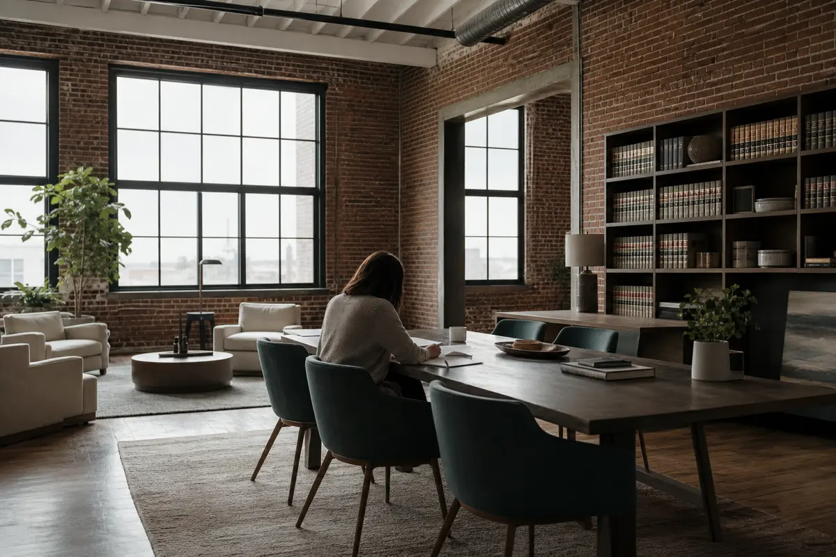 Editorial marketing planning scene for Legal News in Arlington, Massachusetts