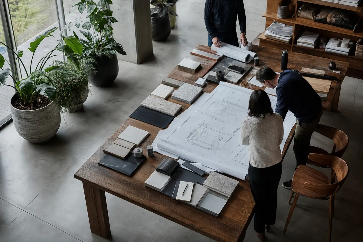 Editorial platform planning scene for Custom Software in Concord, Massachusetts