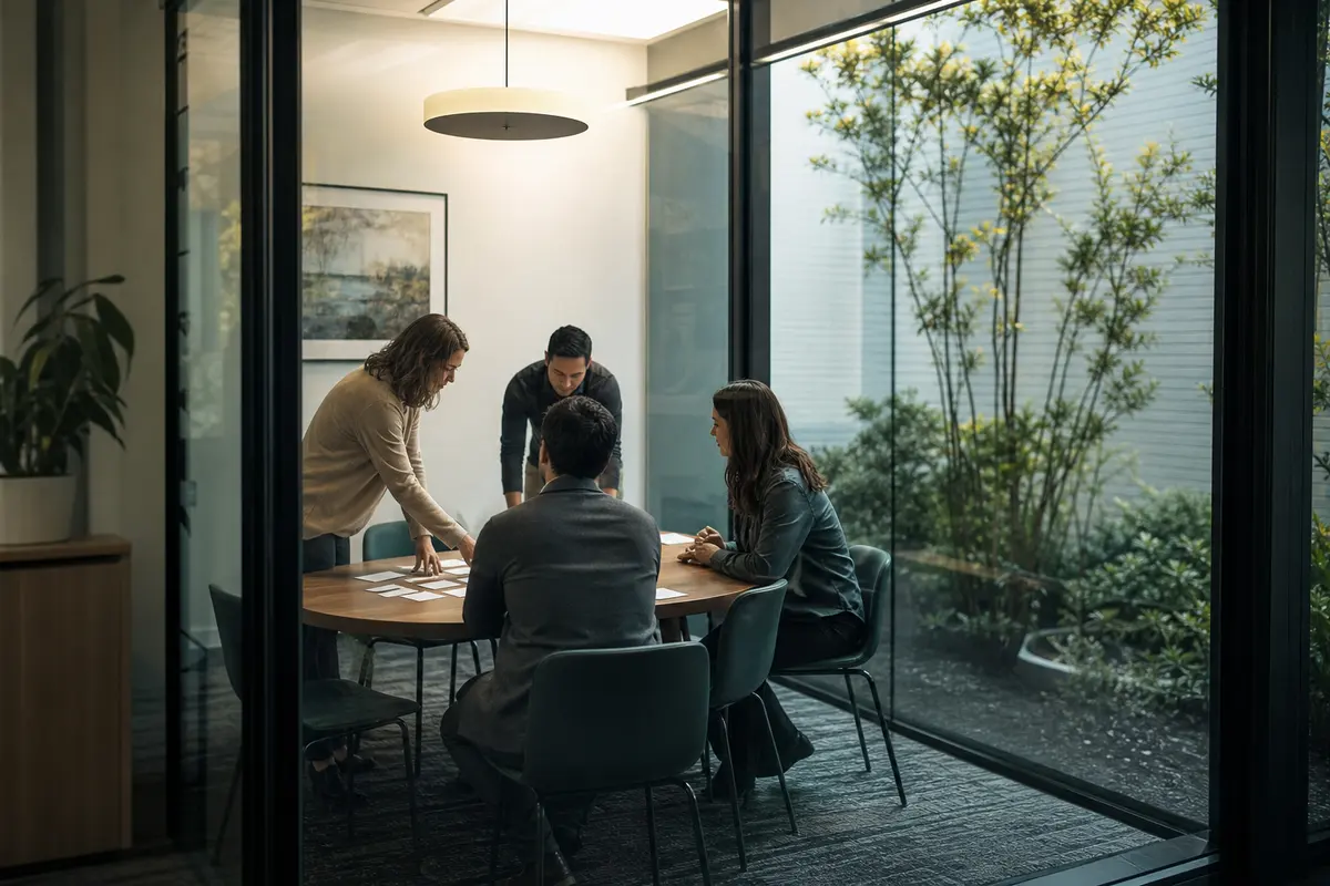 Editorial intake planning scene for Automation in Dracut, Massachusetts