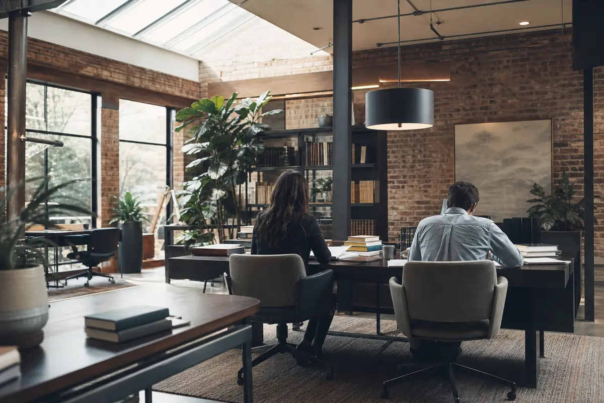 Editorial marketing planning scene for Hudson, Massachusetts