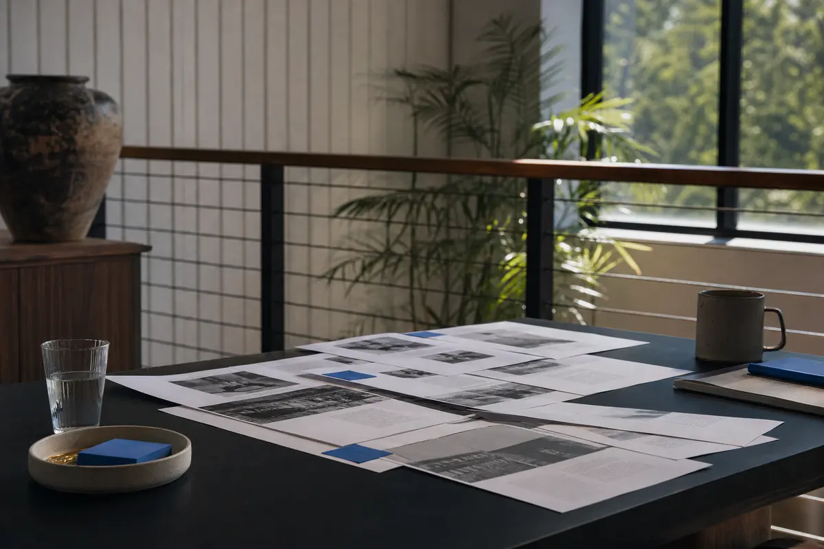 Editorial marketing planning scene for Dover, Massachusetts