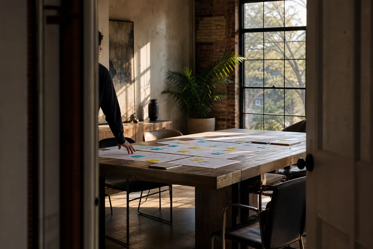 Editorial marketing planning scene for Reputation & Reviews in Carver, Massachusetts