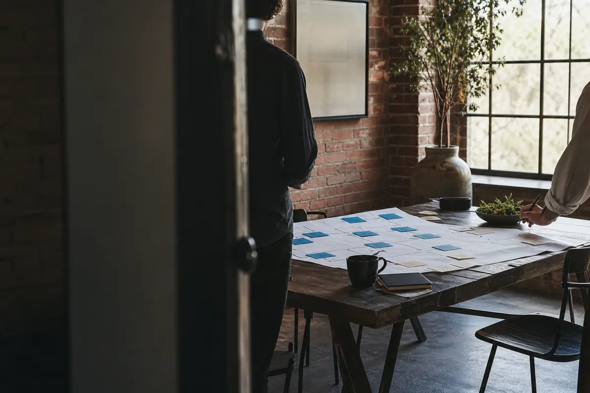 Editorial marketing planning scene for Legal News in Kingston, Massachusetts