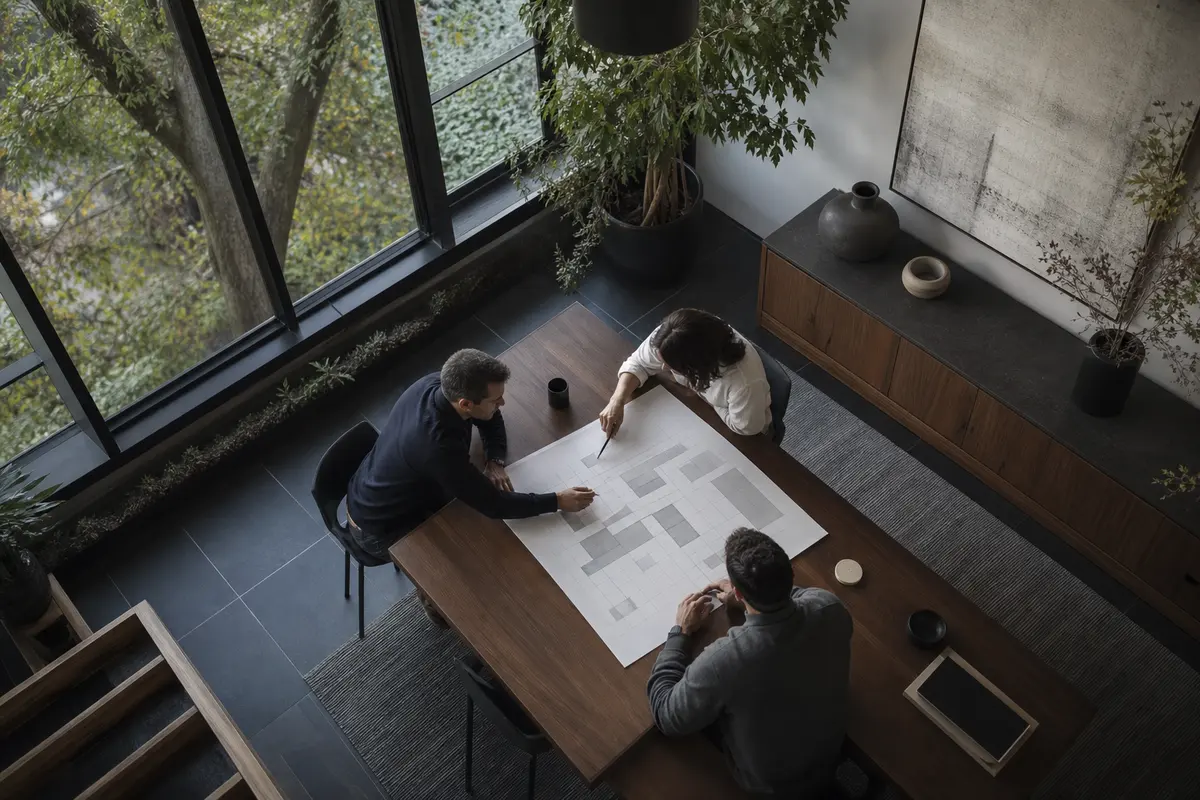 Editorial marketing planning scene for Reputation & Reviews in Auburn, Massachusetts