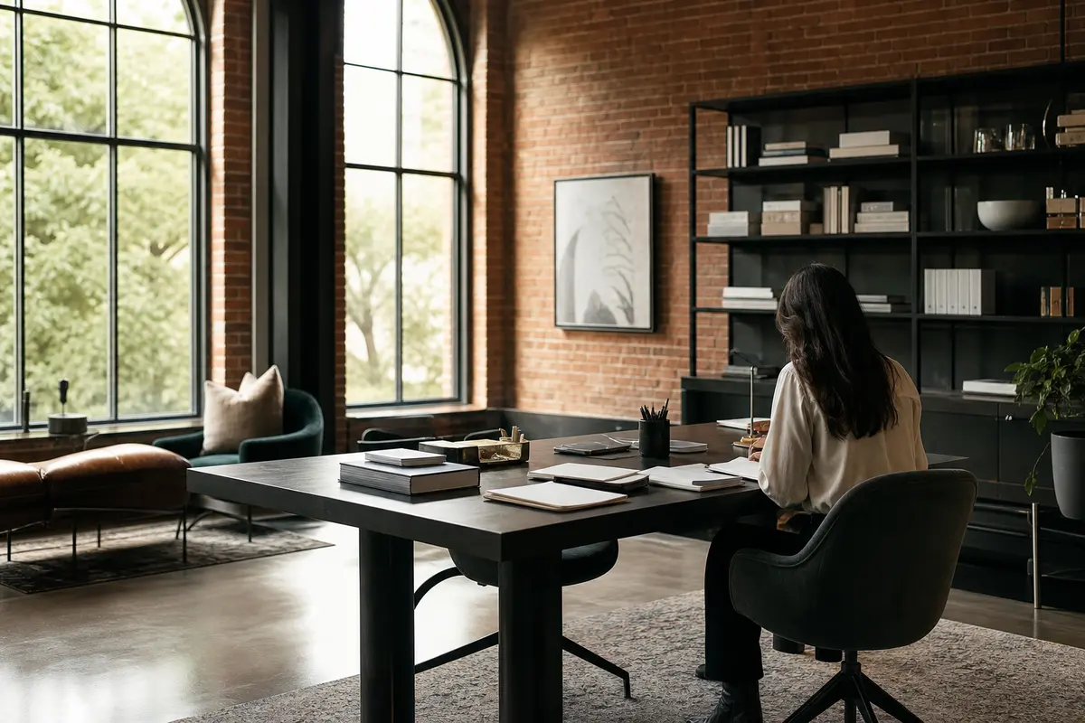 Editorial marketing planning scene for Leicester, Massachusetts