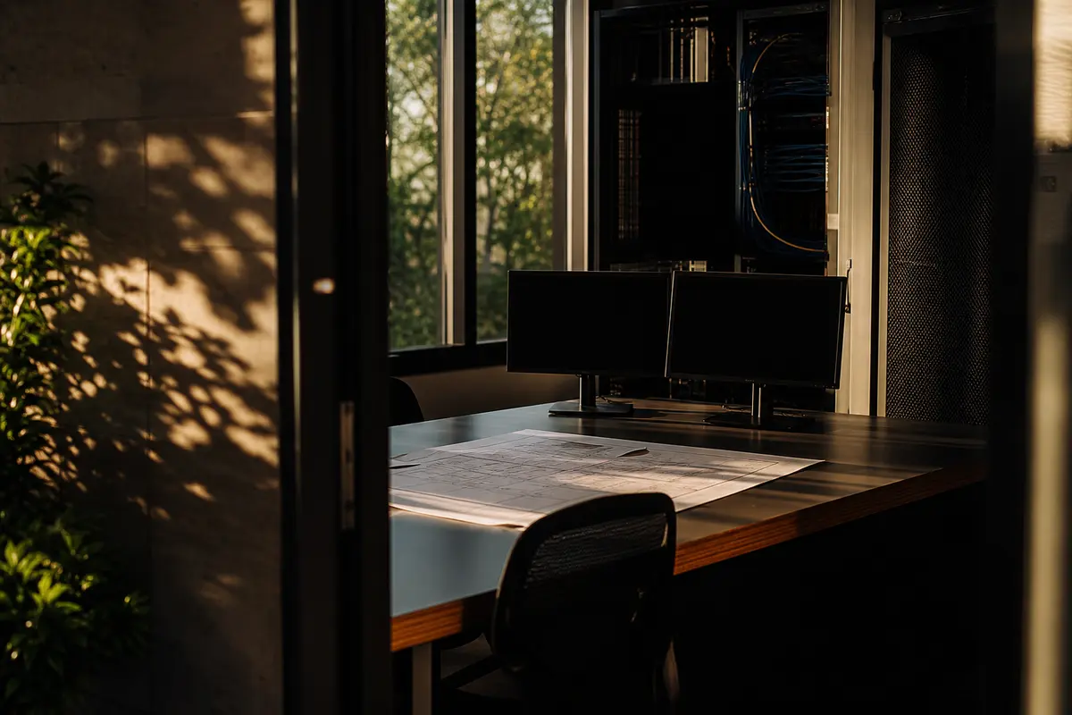 Editorial platform planning scene for Custom Software in Oxford, Massachusetts
