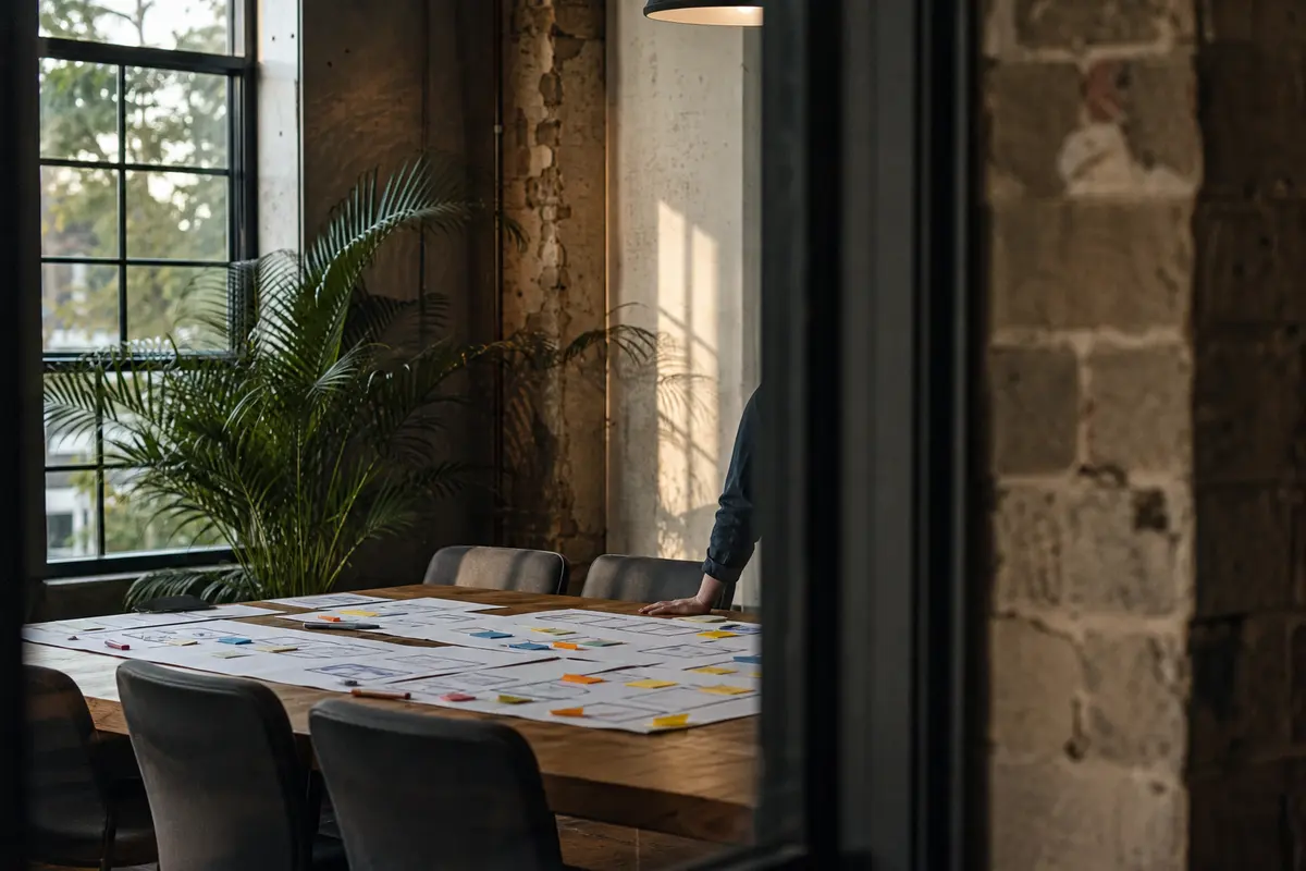 Editorial marketing planning scene for Rutland, Massachusetts