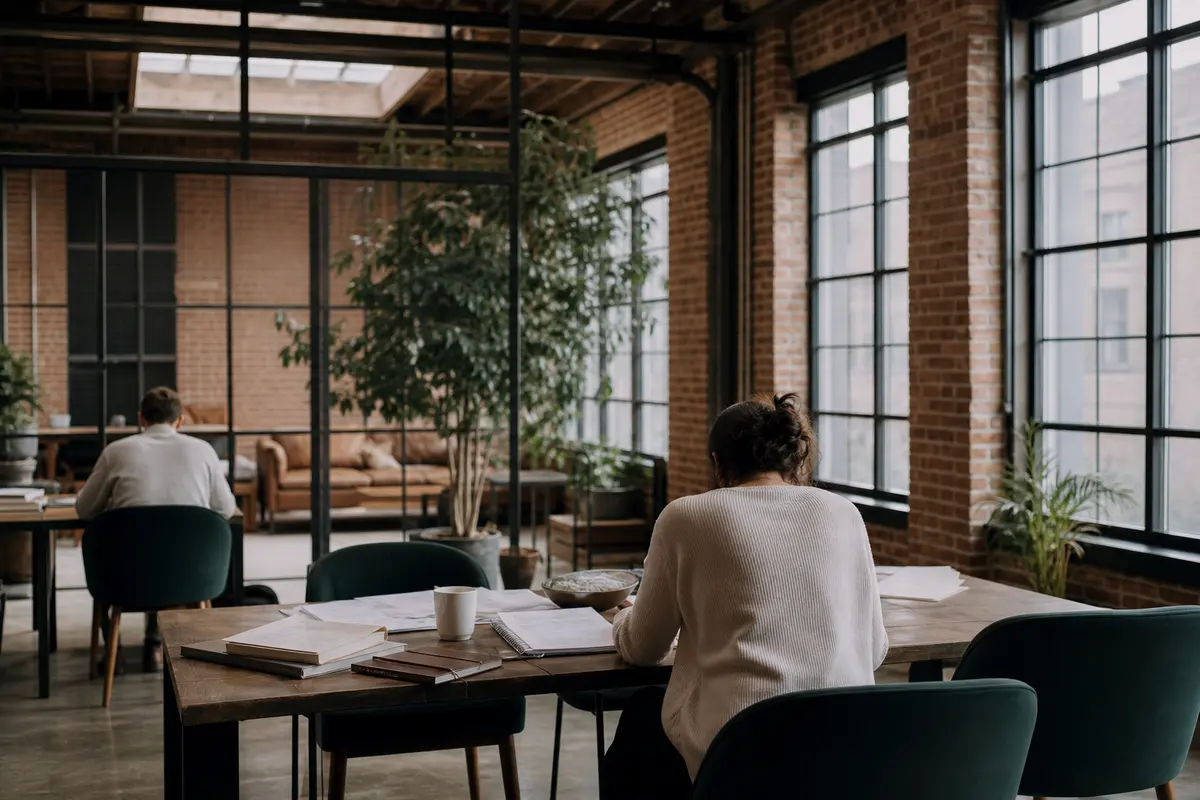 Editorial marketing planning scene for Uxbridge, Massachusetts