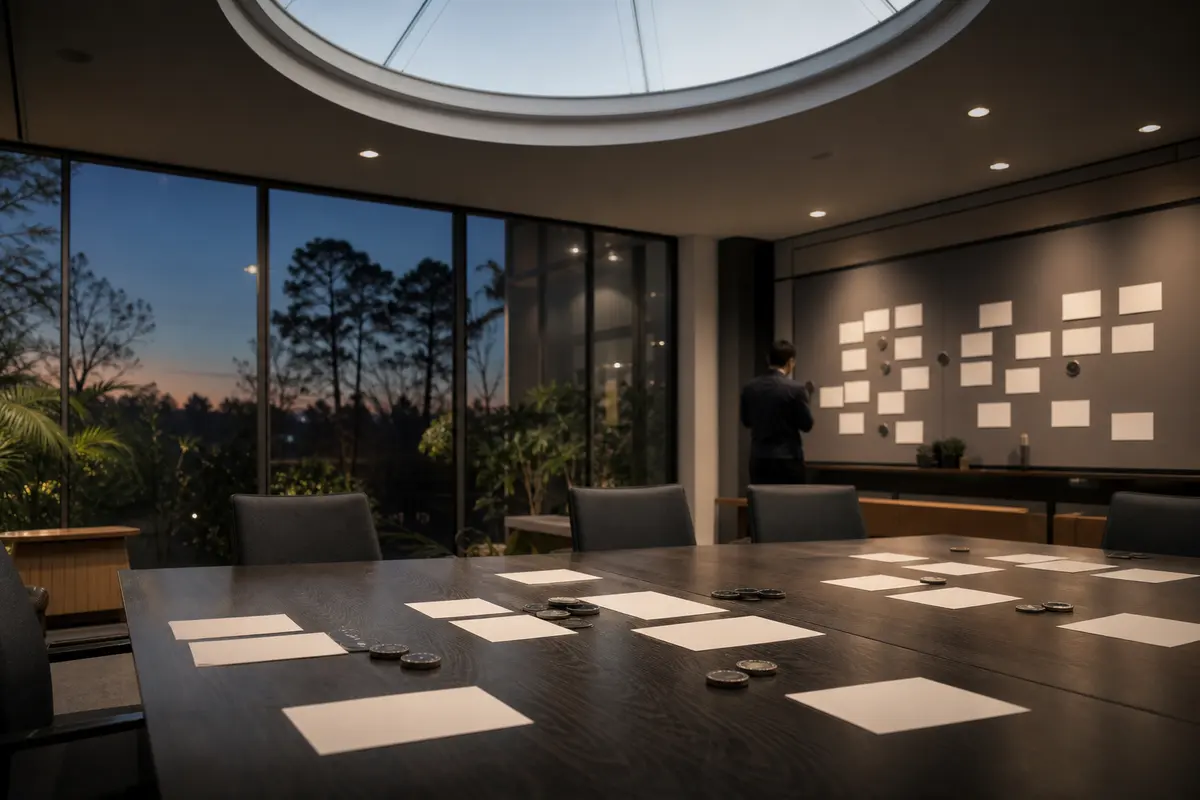 Editorial platform planning scene for ROI Dashboard in Winchendon, Massachusetts