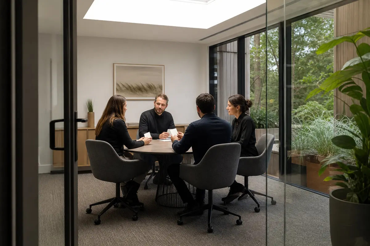 Editorial intake planning scene for Automation in East Harwich, Massachusetts