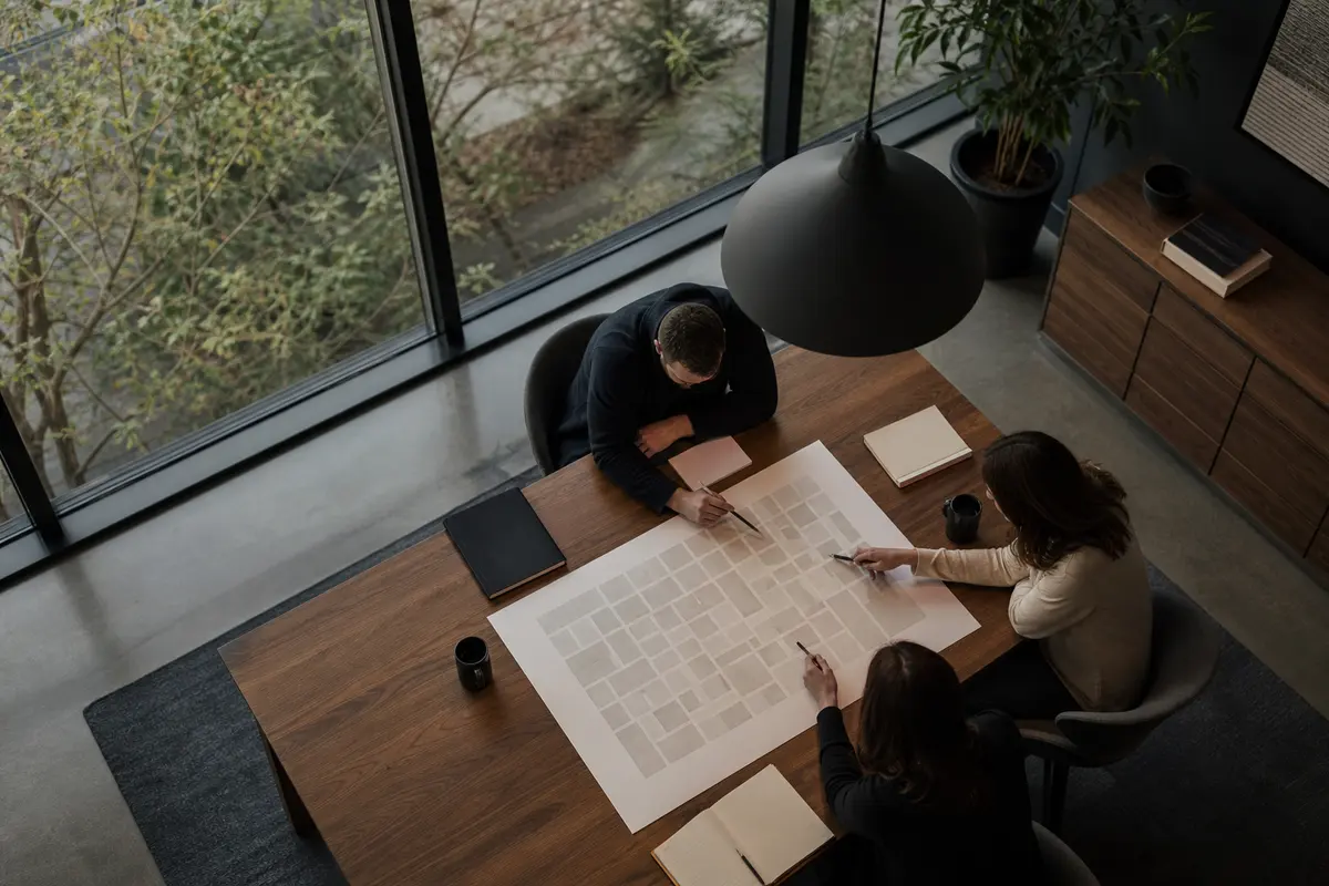 Editorial marketing planning scene for Foxborough, Massachusetts
