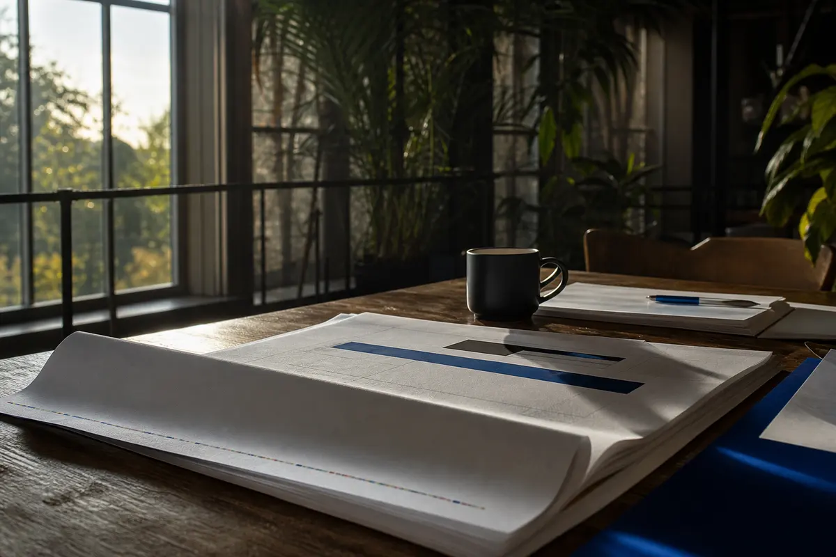 Editorial marketing planning scene for Programmatic SEO in Franklin Town, Massachusetts