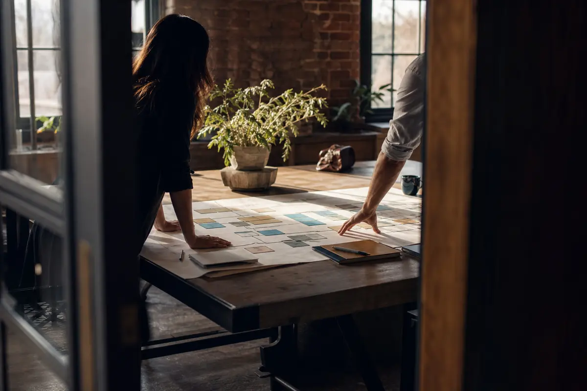 Editorial marketing planning scene for Holbrook, Massachusetts