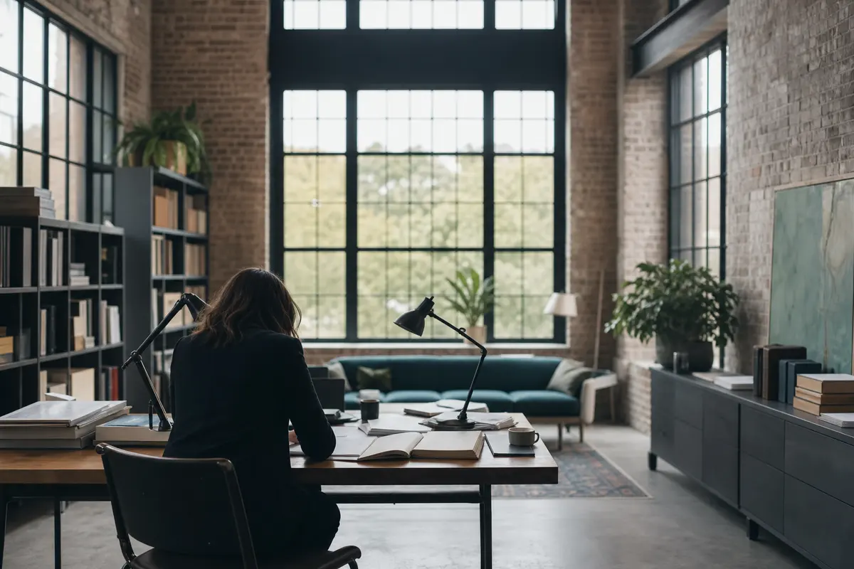 Editorial marketing planning scene for Medfield, Massachusetts