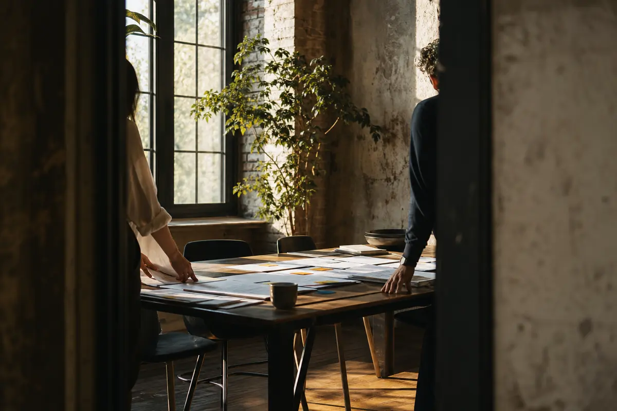Editorial marketing planning scene for Milton, Massachusetts