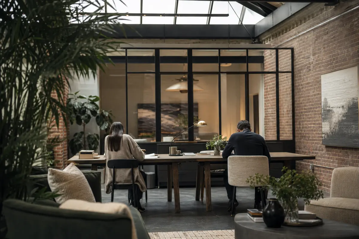 Editorial marketing planning scene for Needham, Massachusetts