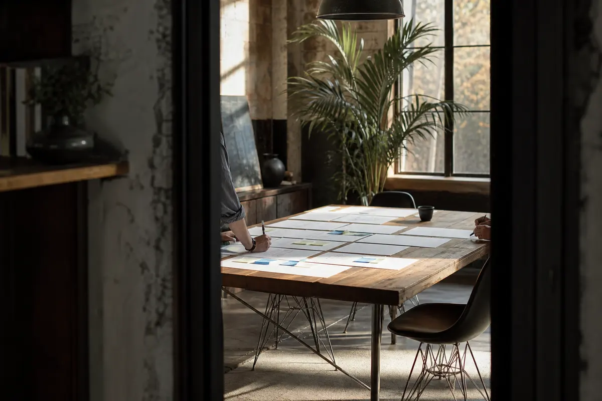 Editorial marketing planning scene for Legal News in Quincy, Massachusetts