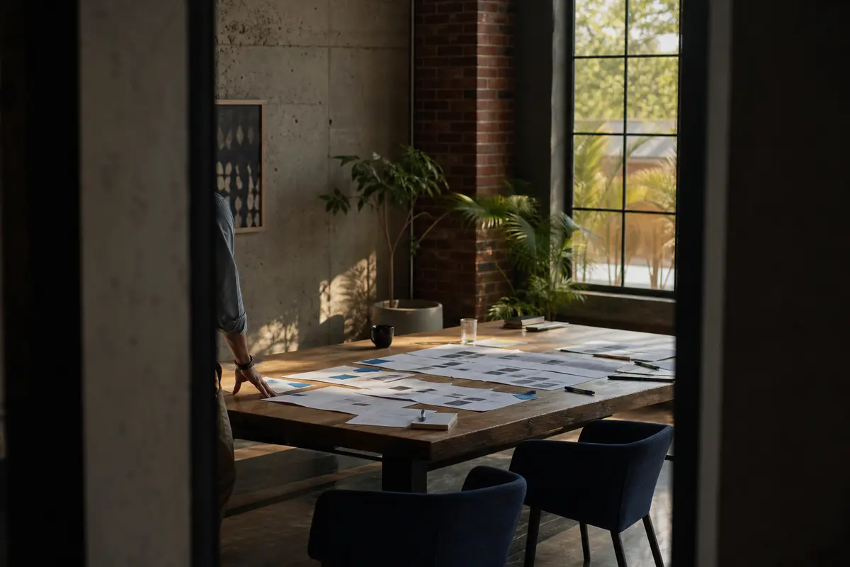 Editorial marketing planning scene for Legal News in Stoneham, Massachusetts