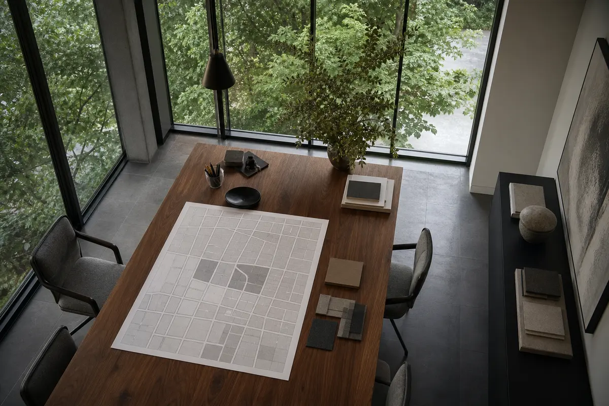 Editorial marketing planning scene for Wakefield, Massachusetts