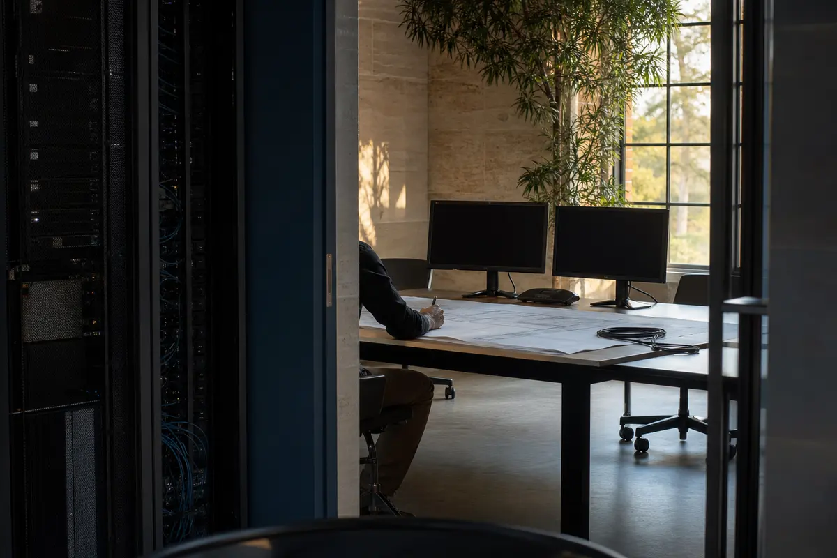 Editorial platform planning scene for Custom Software in Wilmington, Massachusetts