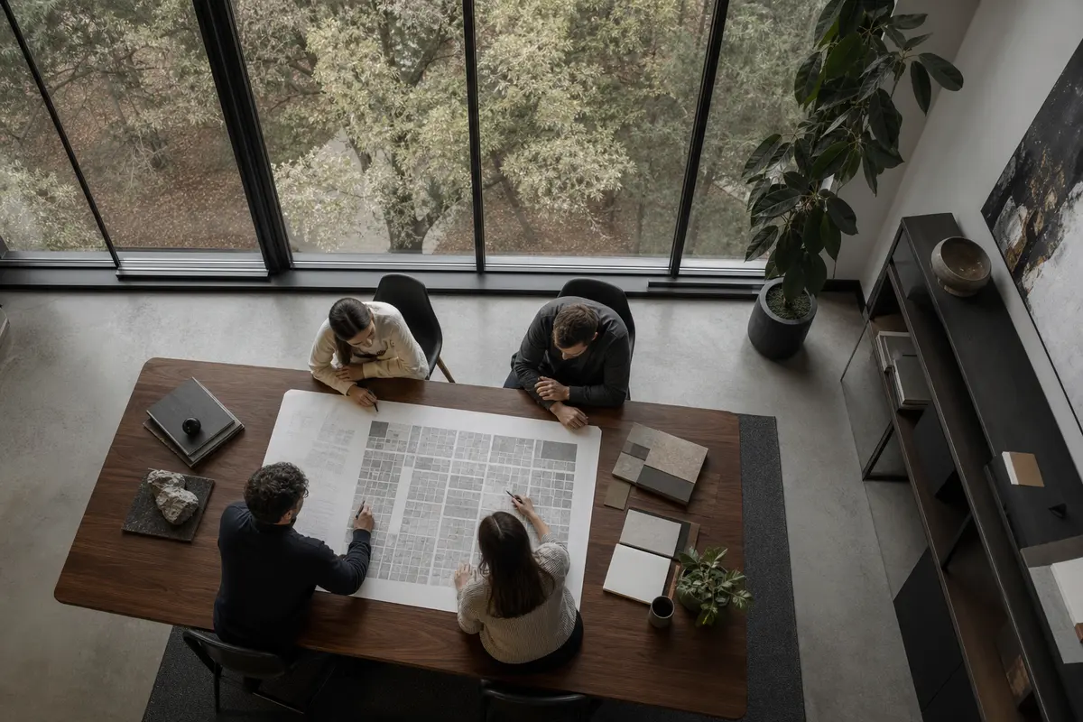 Editorial marketing planning scene for Local Service Ads in Woburn, Massachusetts