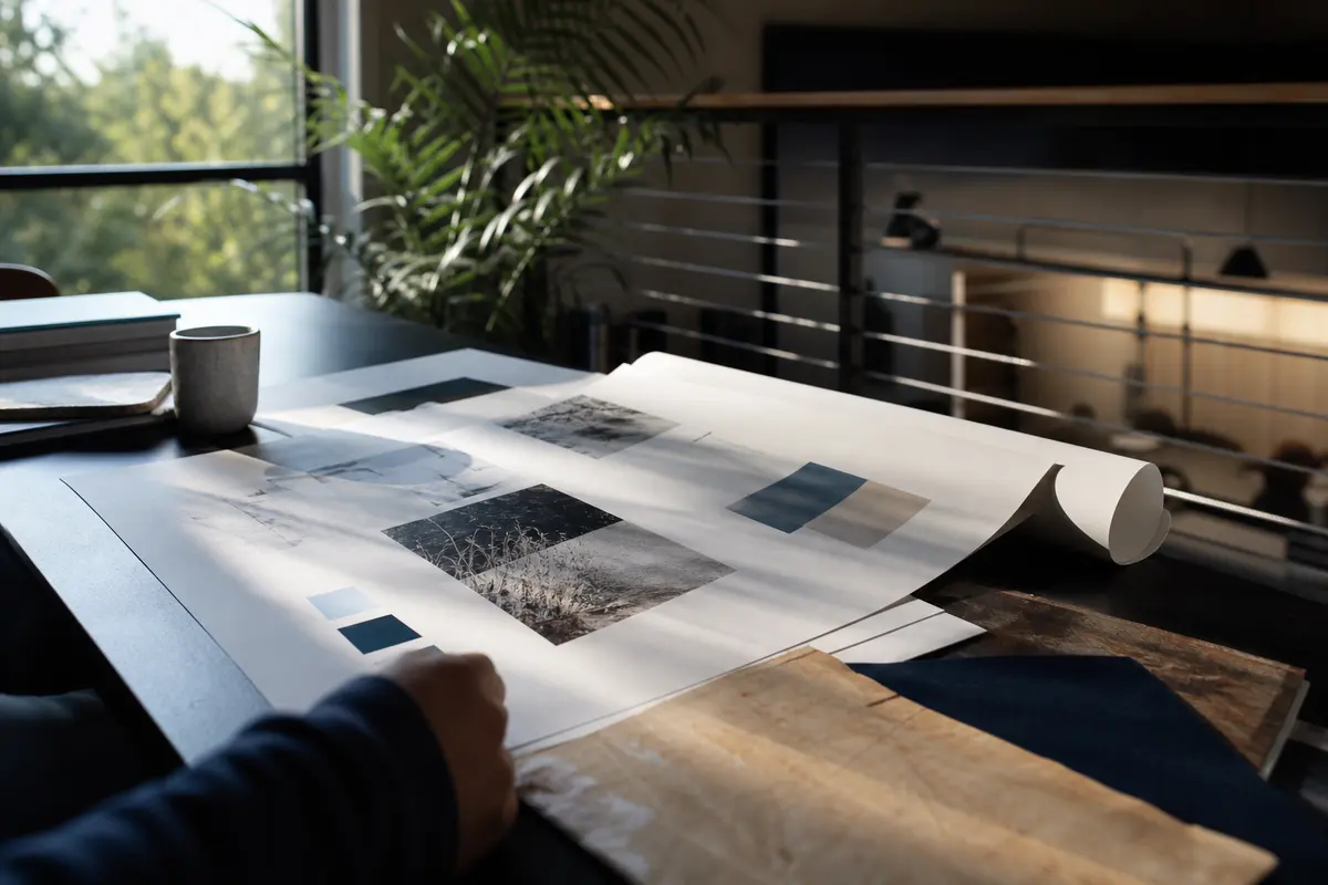 Editorial marketing planning scene for Alpena, Michigan