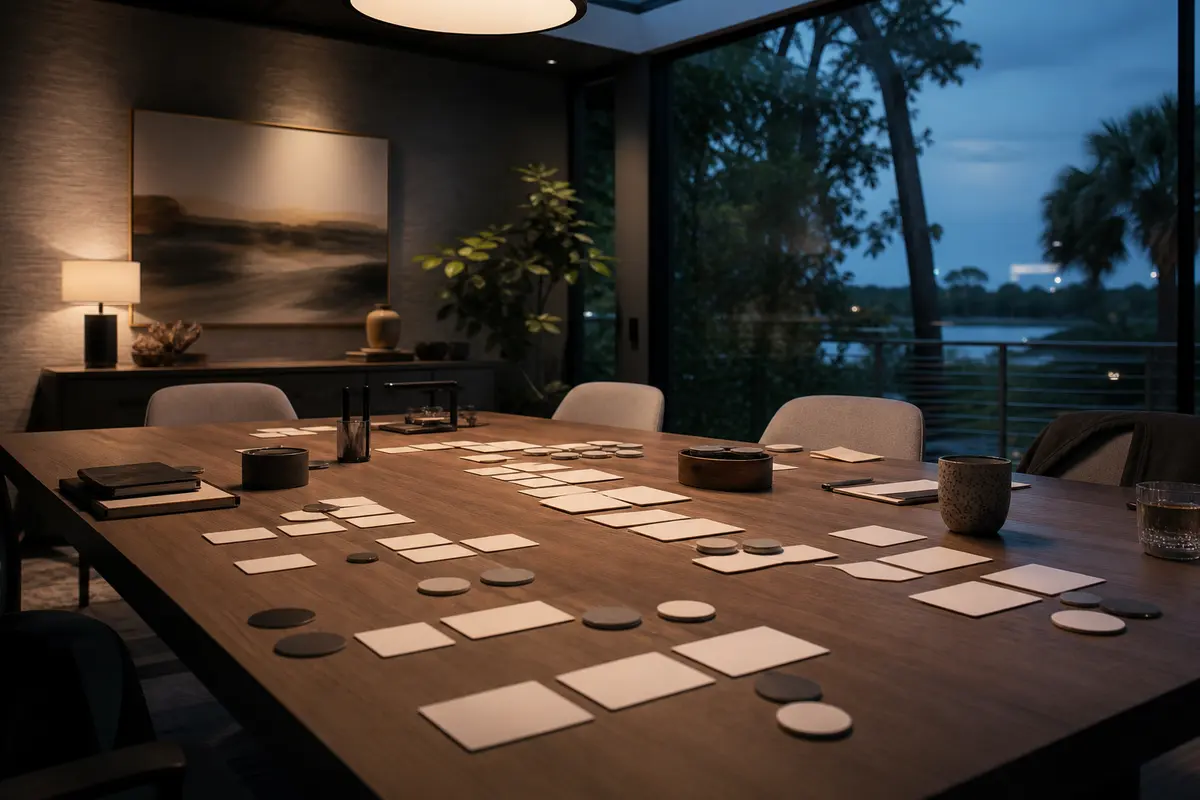 Editorial platform planning scene for Custom Software in Alpena, Michigan