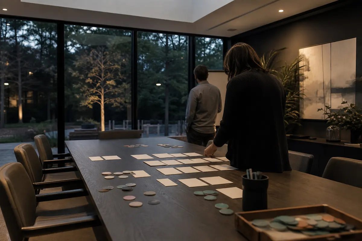 Editorial platform planning scene for Custom Software in Yankee Springs, Michigan