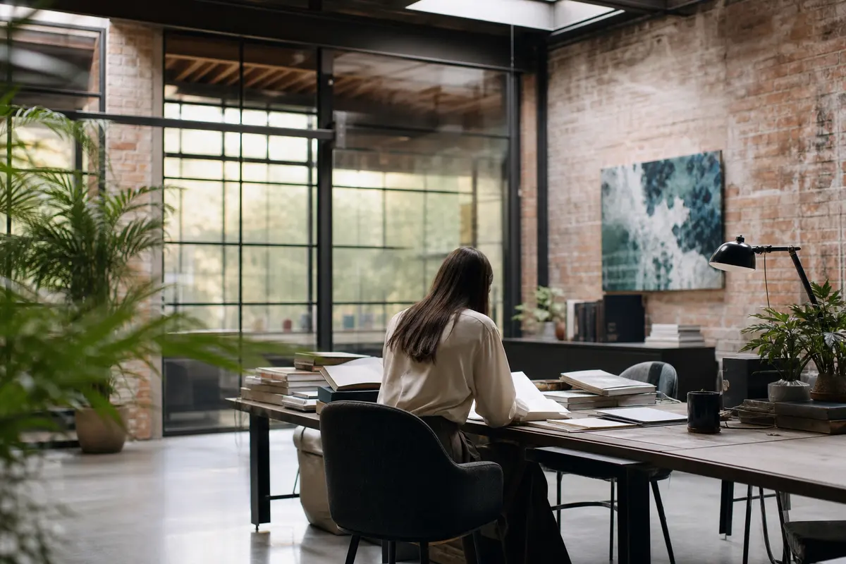 Editorial marketing planning scene for Local Service Ads in Hampton, Michigan