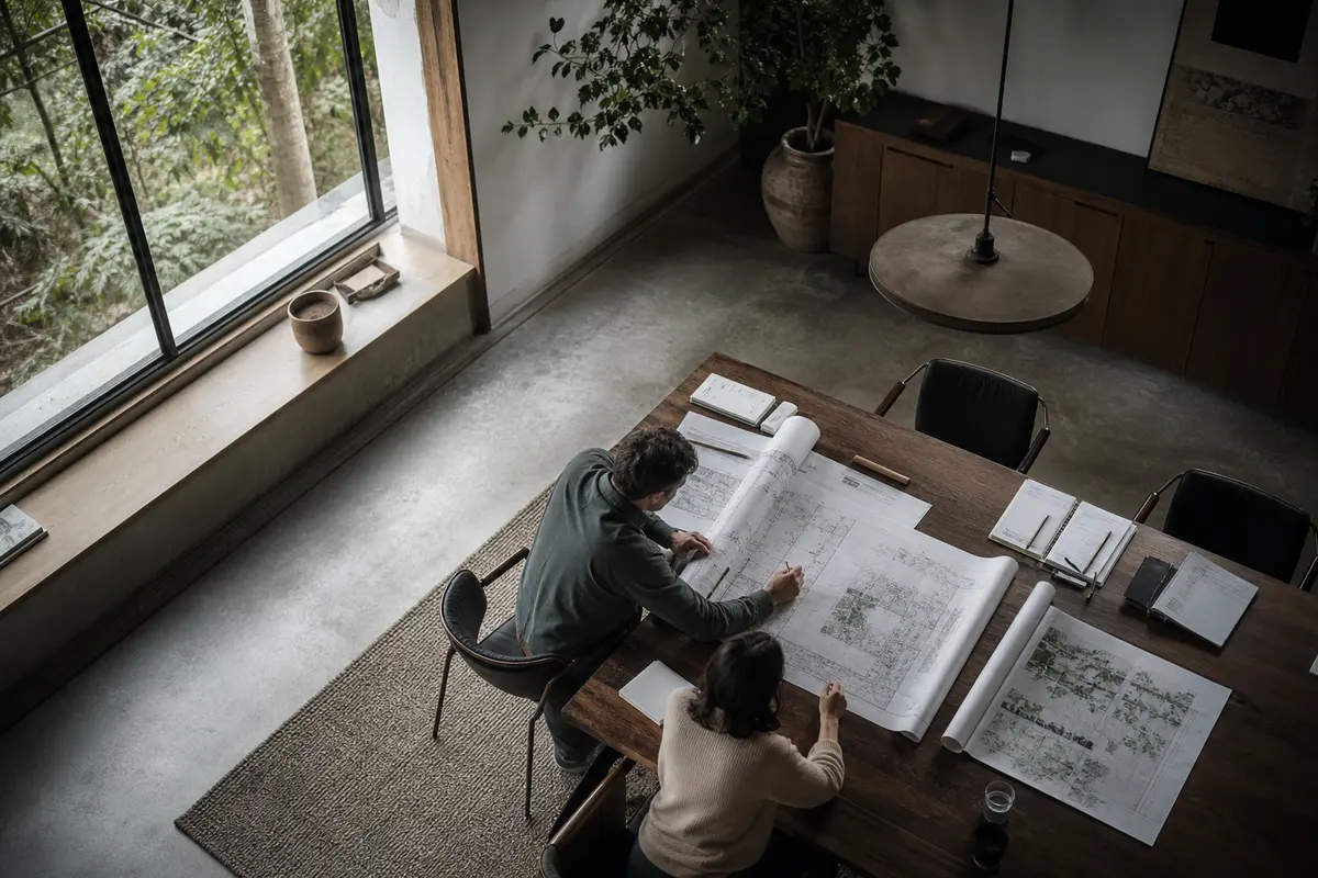 Editorial platform planning scene for Custom Software in Alpena, Michigan