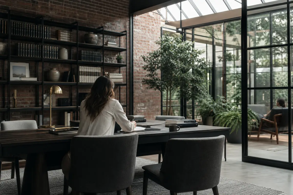 Editorial marketing planning scene for Legal News in Kinross, Michigan