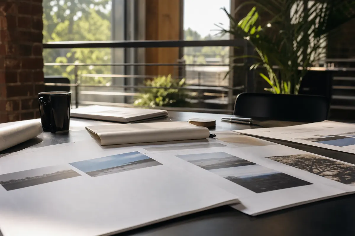 Editorial marketing planning scene for Grayling, Michigan