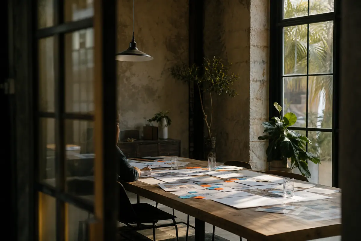 Editorial marketing planning scene for Breitung, Michigan