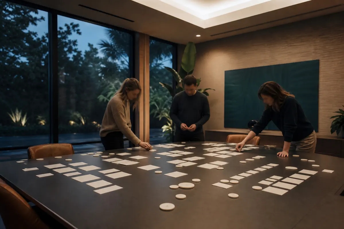 Editorial platform planning scene for ROI Dashboard in Thetford, Michigan