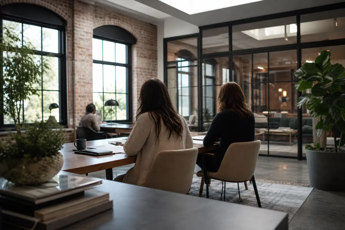 Editorial marketing planning scene for Lansing, Michigan