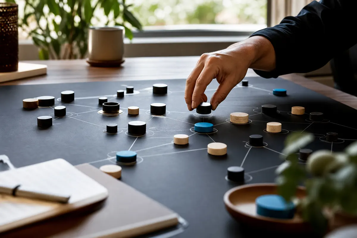 Editorial platform planning scene for Custom Software in Columbia, Michigan