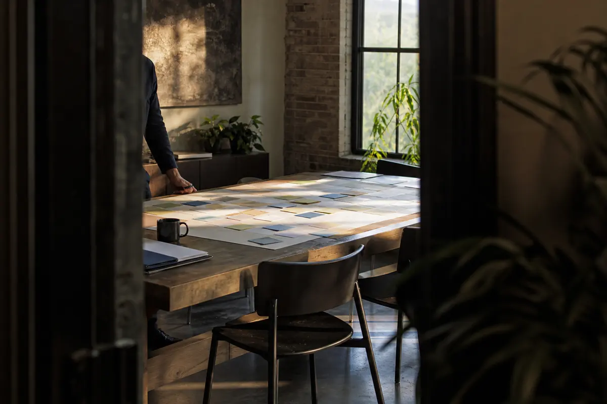 Editorial marketing planning scene for Programmatic SEO in Summit, Michigan