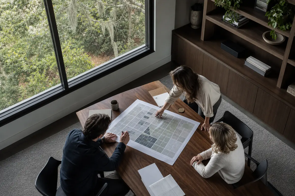 Editorial marketing planning scene for Cooper, Michigan