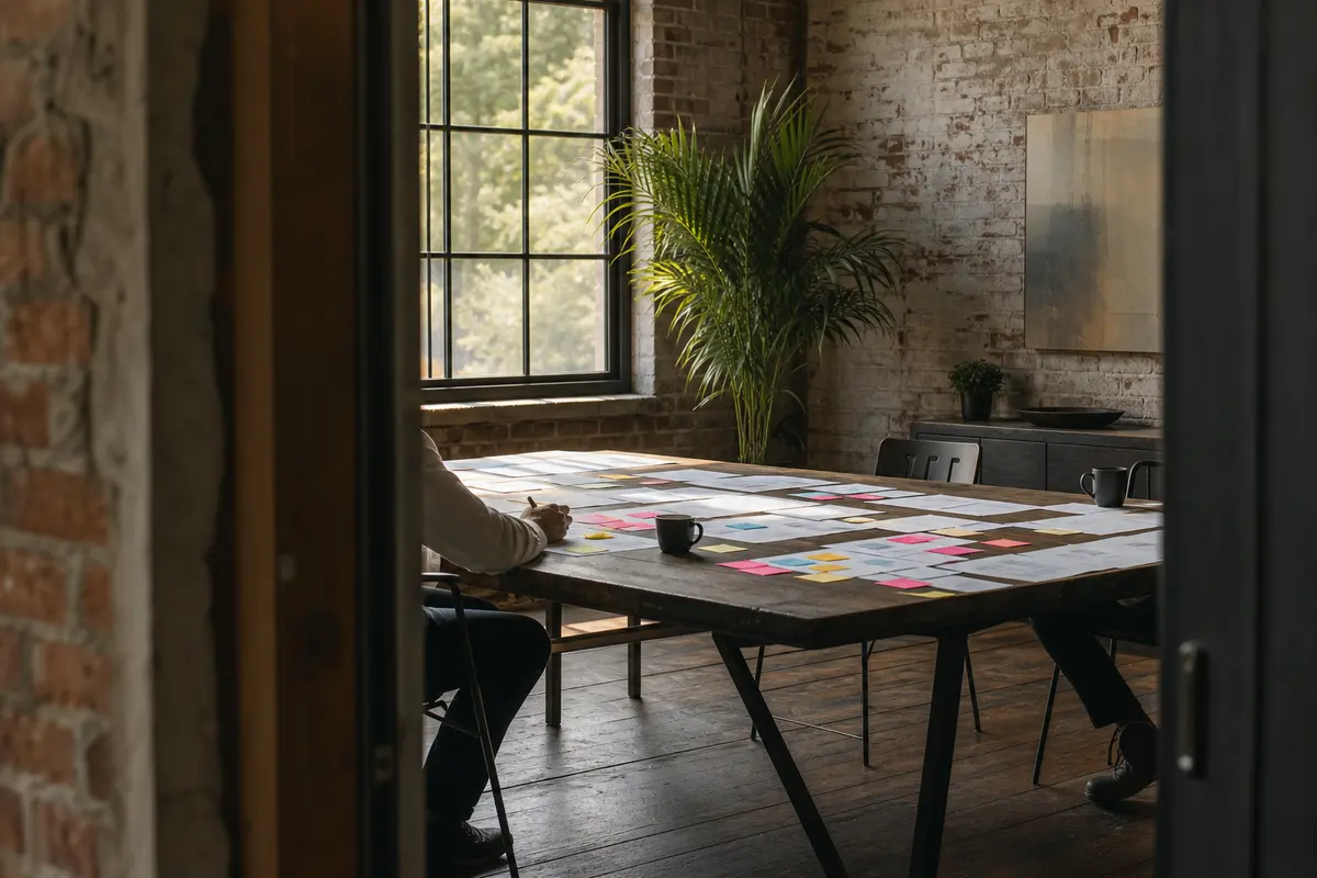 Editorial marketing planning scene for Reputation & Reviews in Byron, Michigan