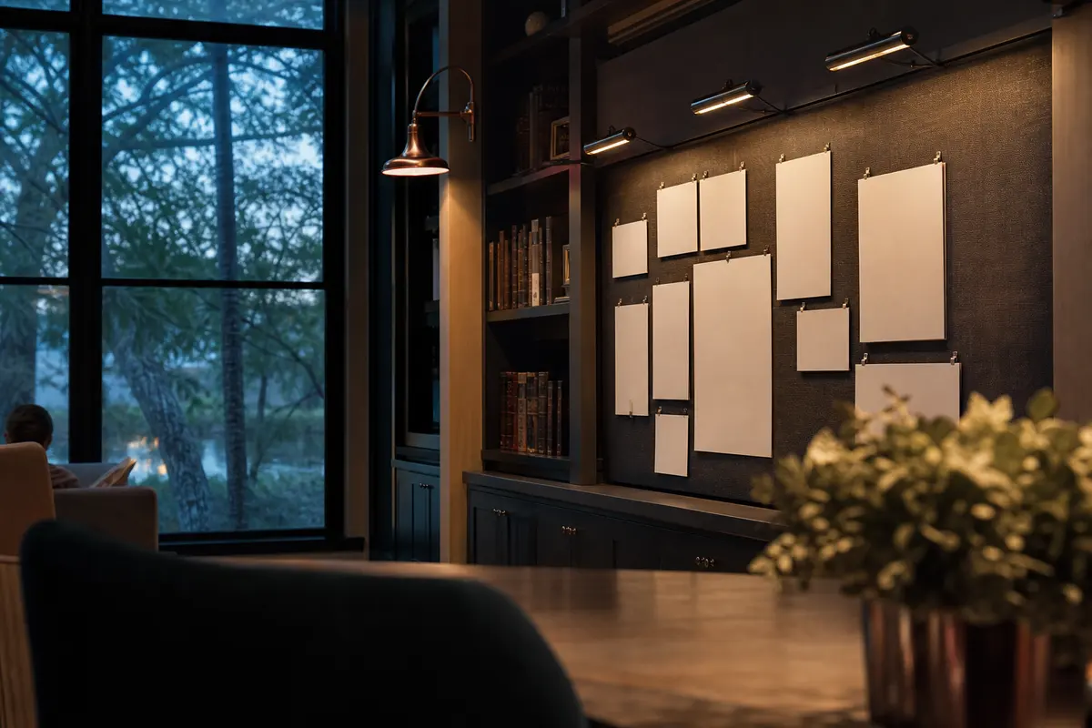 Editorial marketing planning scene for AI SEO in Lowell, Michigan