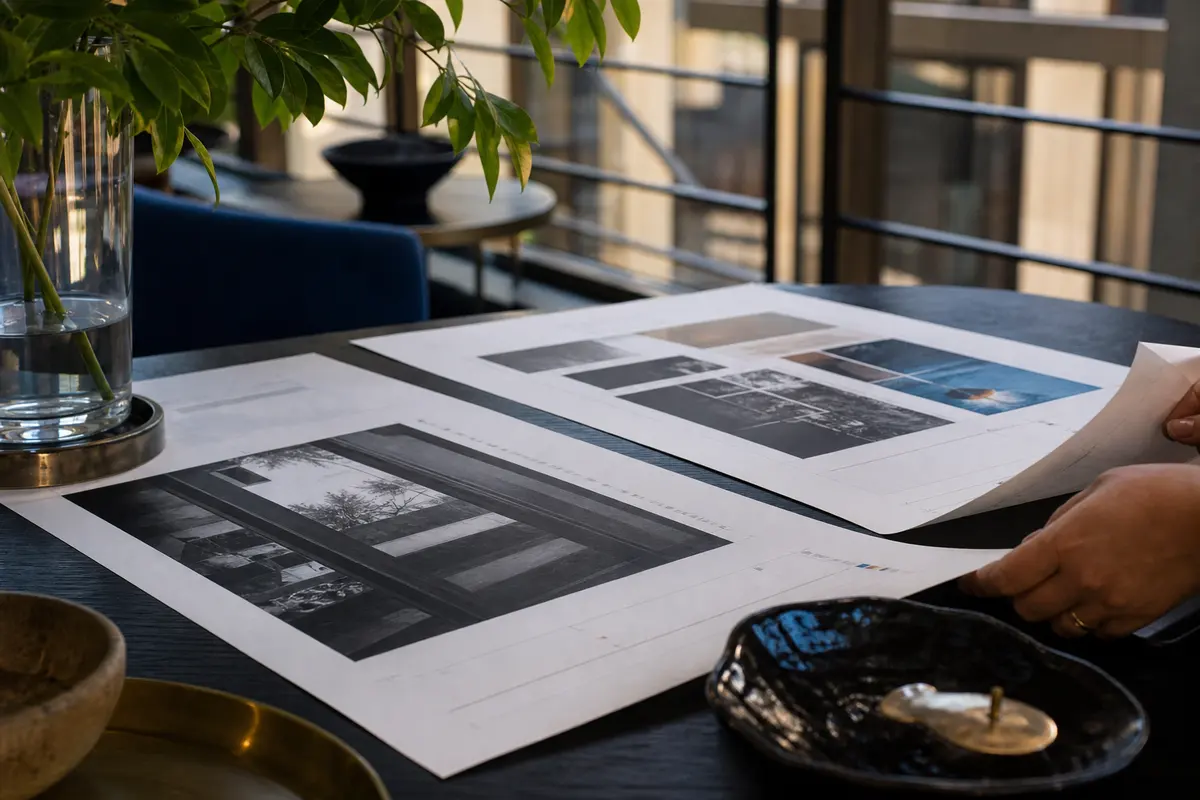 Editorial marketing planning scene for Beverly Hills, Michigan
